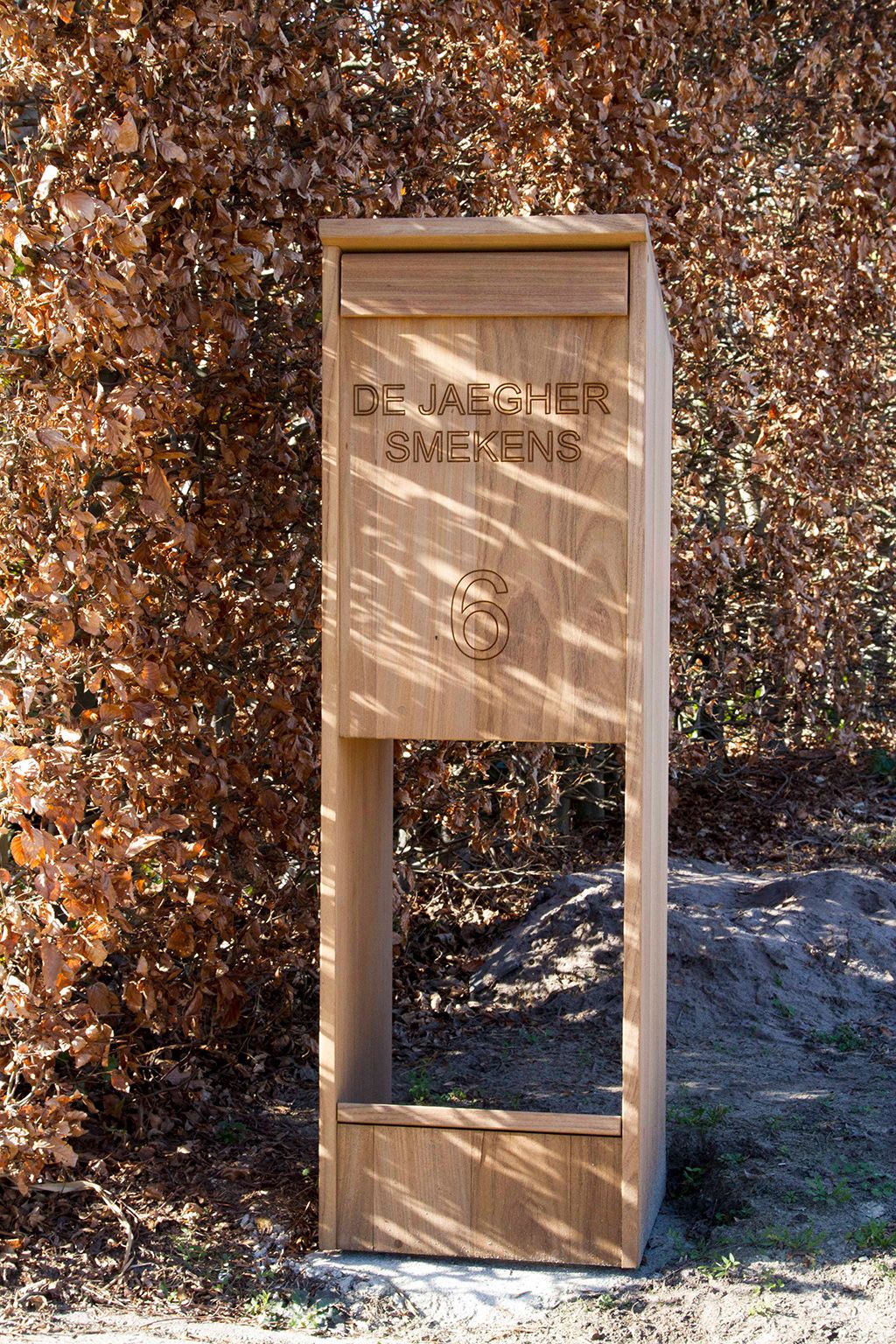 Houten brievenbus 3
