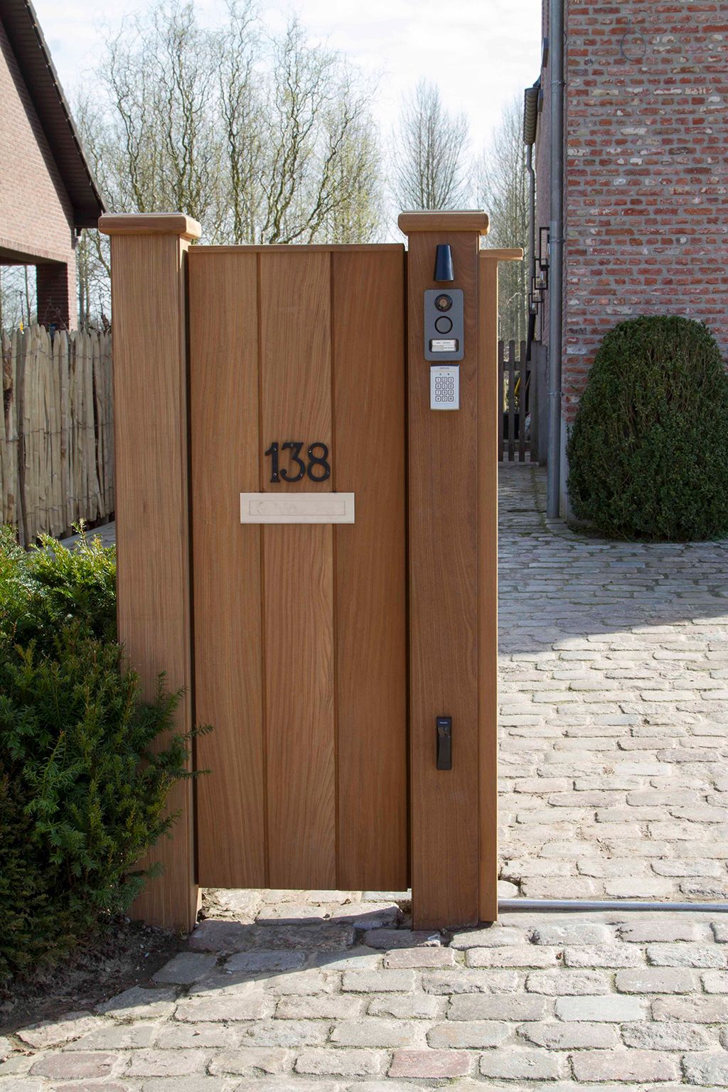 Houten brievenbus 5